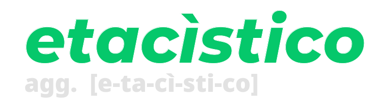 etacistico