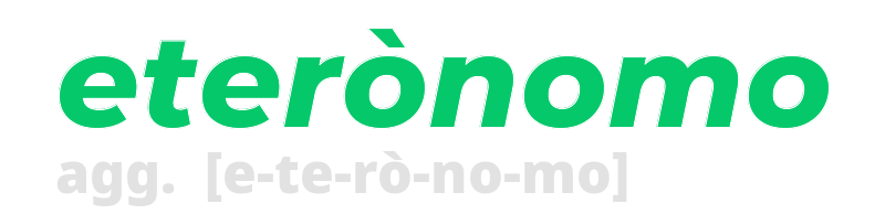 eteronomo