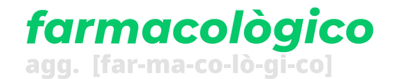 farmacologico