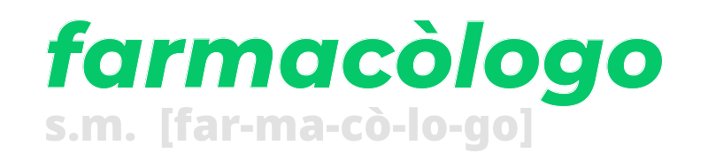 farmacologo