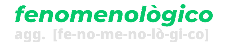 fenomenologico