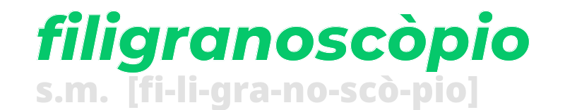 filigranoscopio