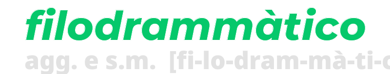 filodrammatico