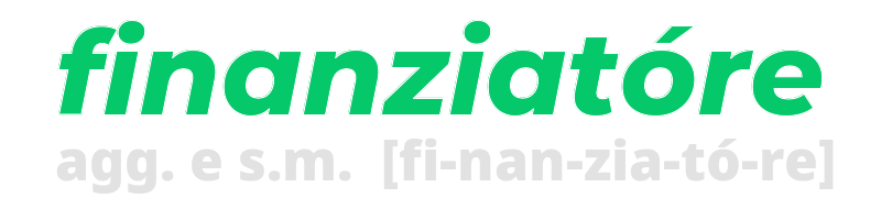 finanziatore