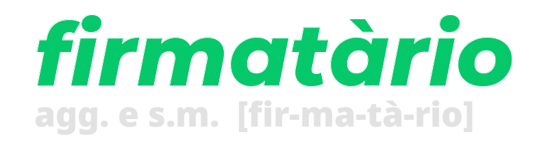 firmatario