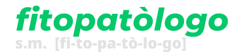 fitopatologo