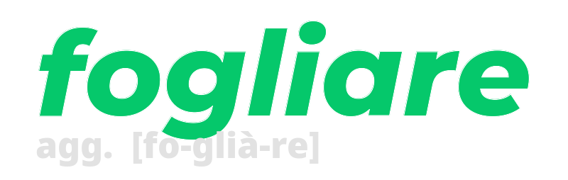 fogliare