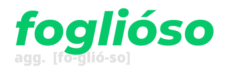 foglioso