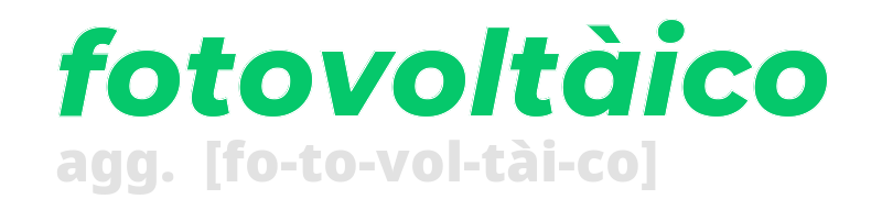 fotovoltaico