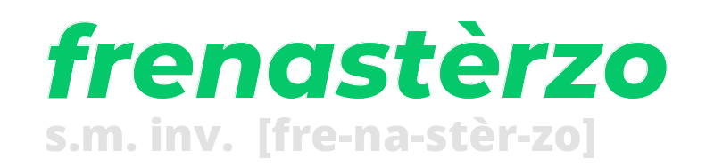 frenasterzo