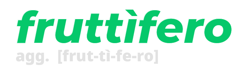 fruttifero