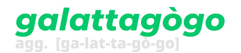 galattagogo