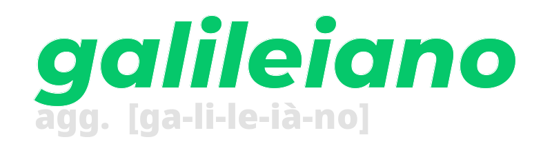 galileiano