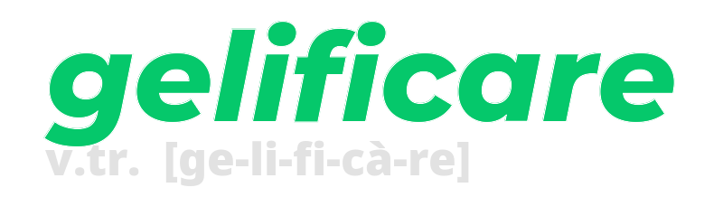 gelificare