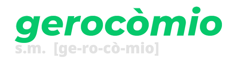 gerocomio