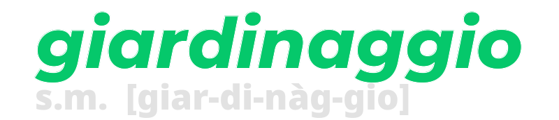 giardinaggio