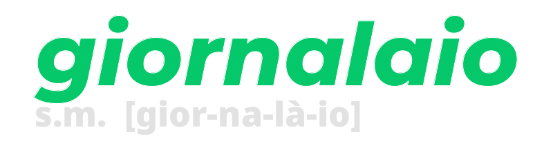 giornalaio