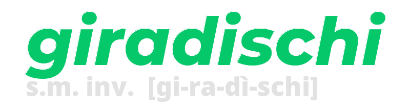 giradischi