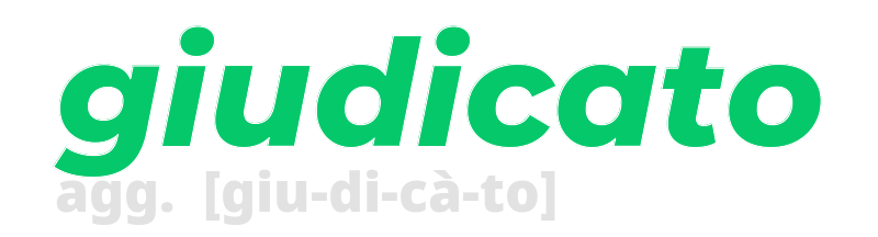 giudicato