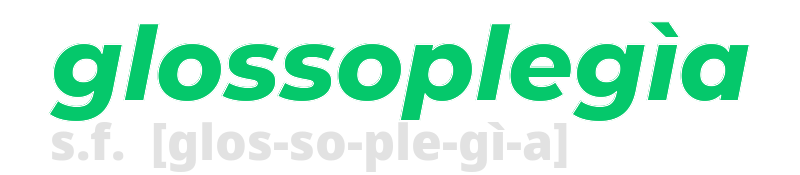 glossoplegia