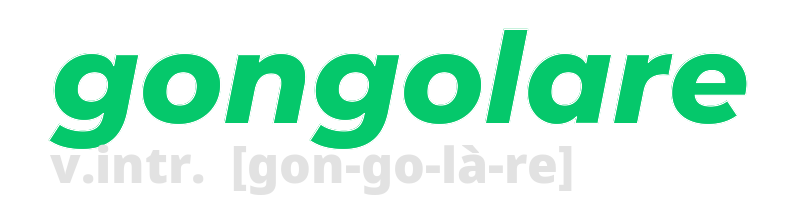 gongolare