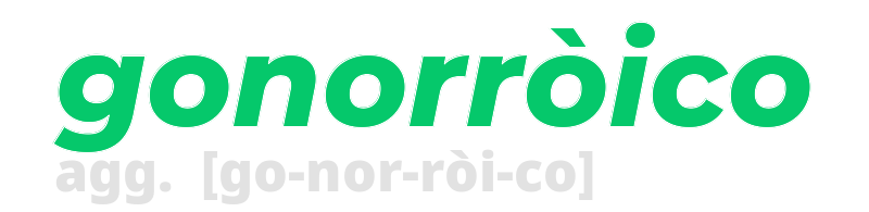 gonorroico
