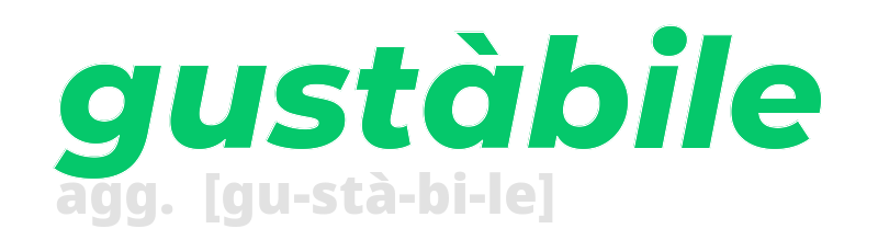 gustabile