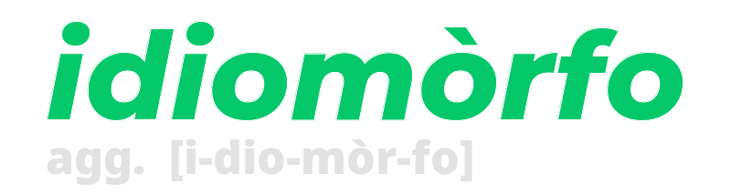 idiomorfo