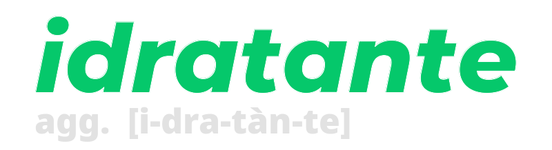 idratante