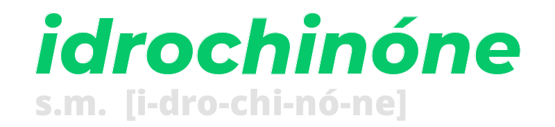 idrochinone