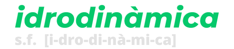 idrodinamica