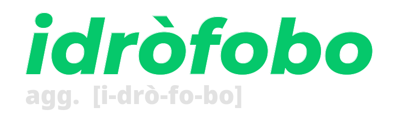 idrofobo