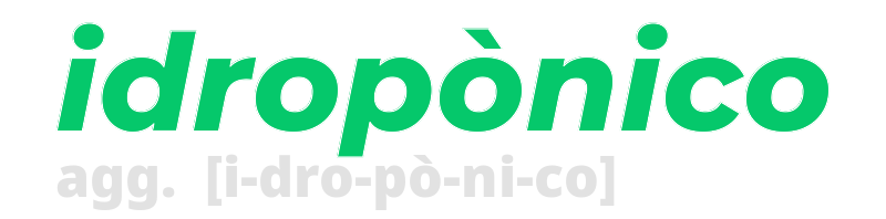 idroponico