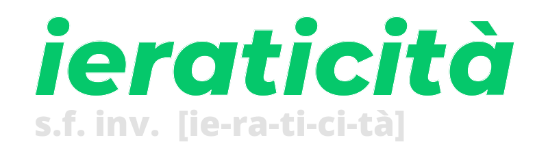 ieraticita