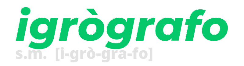 igrografo