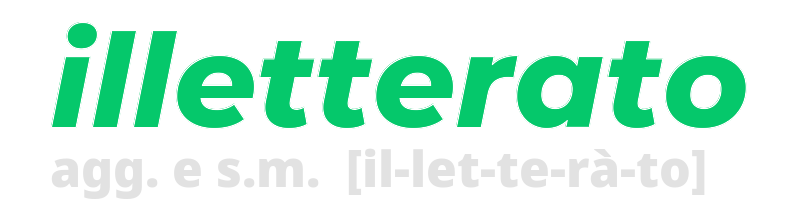 illetterato