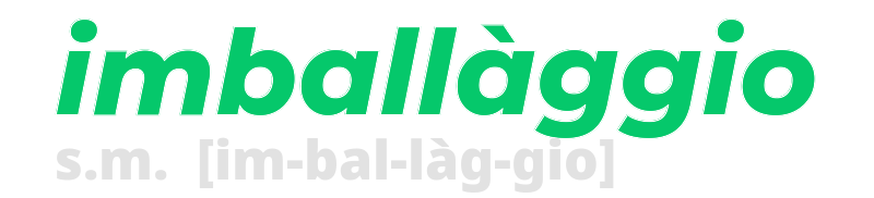 imballaggio