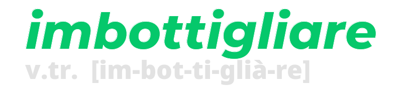 imbottigliare