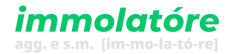 immolatore