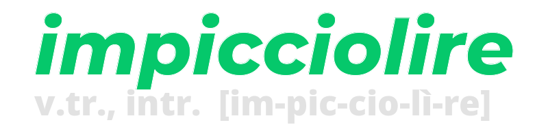 impicciolire