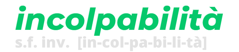 incolpabilita