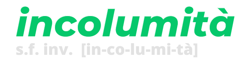 incolumita