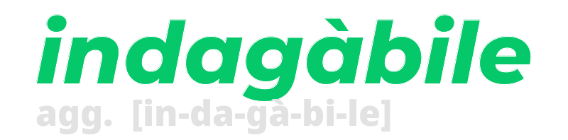 indagabile