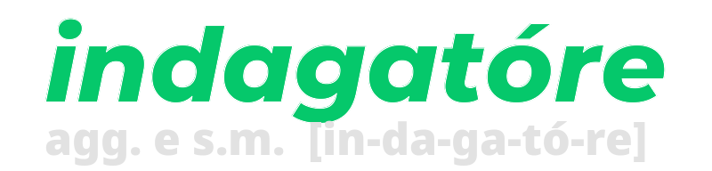 indagatore