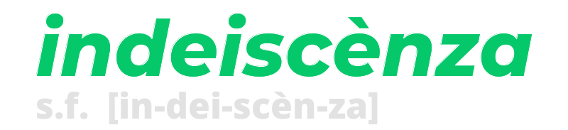 indeiscenza