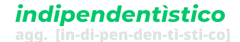 indipendentistico