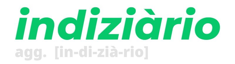 indiziario