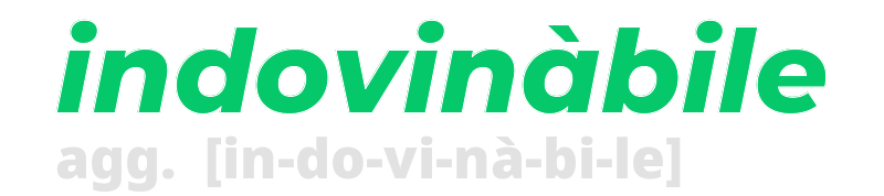 indovinabile