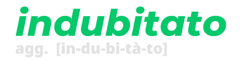 indubitato