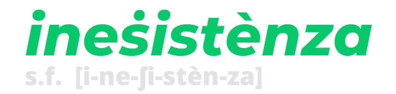 inesistenza